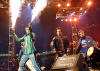 *NSYNC perform at the Super Bowl in late January 2001.