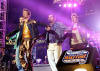 *NSYNC perform at the Super Bowl in late January 2001.
