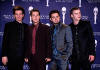 The guys at the Rock & Roll Hall of Fame Ceremony. (2001)