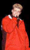 Justin performs at Teen People's First Anniversary Party. (1999)