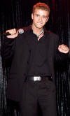 Justin at a music publishing award show in Miami Beach. (Late 2002)