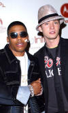 Nelly & Justin at a 2002 MTV Video Music Awards Show after-party. (Aug. 29, 2002)