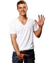 Justin in a cover shoot outtake from Entertainment Weekly. (Sept. 20, 2002 issue)