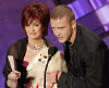 Justin & Sharon Osbourne and her dog during the 2003 American Music Awards in Los Angeles, CA.  (Jan. 13, 2003)