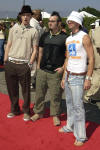 Justin, Chris, & JC arrive to the Teen Choice Awards in Los Angeles, CA.  (Aug. 4, 2002)