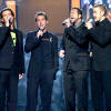 *NSYNC perform a Bee Gees medley at the 2003 Grammy Awards in NYC.  (Feb. 23, 2003)