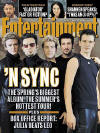 The *NSYNC members on the cover of Entertainment Weekly magazine. (May 2000)