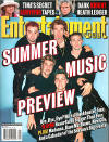 The *NSYNCers on the cover of Entertainment Weekly magazine. (May 2001)