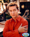 Lance in promotional photos for "No Strings Attached" in 2000.