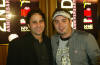 George Maloof & Chris on the red carpet during the Palms 2nd anniversary party. (Nov. 17, 2003)