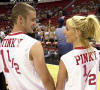 Justin & Britney Spears at the 2001 Challenge For The Children. (Late July 2001)