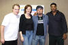 Chris and the Kidd Kraddick crew before he leaves the KKITM station. (August 1, 2003)