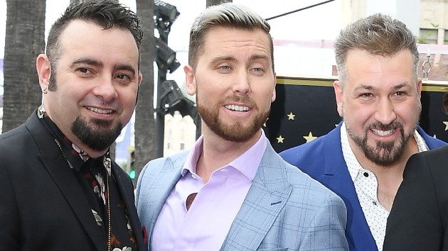 Chris Kirkpatrick, Lance Bass, and Joey Fatone