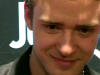 Justin at the 'Justified' album release party. (Nov. 3, 2002)