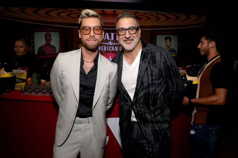 Lance Bass and Joey Fatone Lance Bass and Joey Fatone