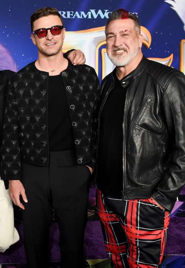 Joey Fatone and Justin Timberlake Joey Fatone and Justin Timberlake