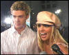 Justin & Britney at the premiere of "Crossroads" in Hollywood.  (Feb. 11, 2002)