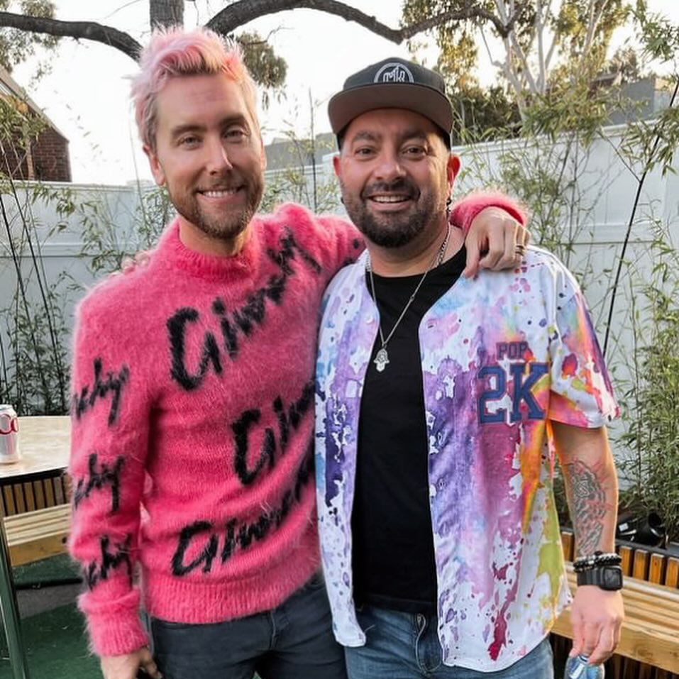 Lance Bass and Chris Kirkpatrick Lance Bass and Chris Kirkpatrick