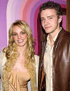 Justin & Britney at her album release party for "Britney". (Nov. 6, 2001)