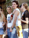 JC and Tara Reid shopping in Beverly Hills, CA. (November 2002)